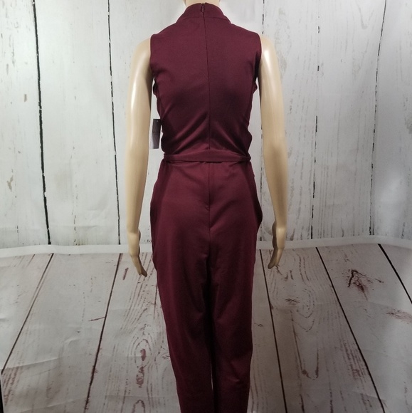 KALANI HILLIKER for Alyce Burgundy Jumpsuit - Picture 5 of 8